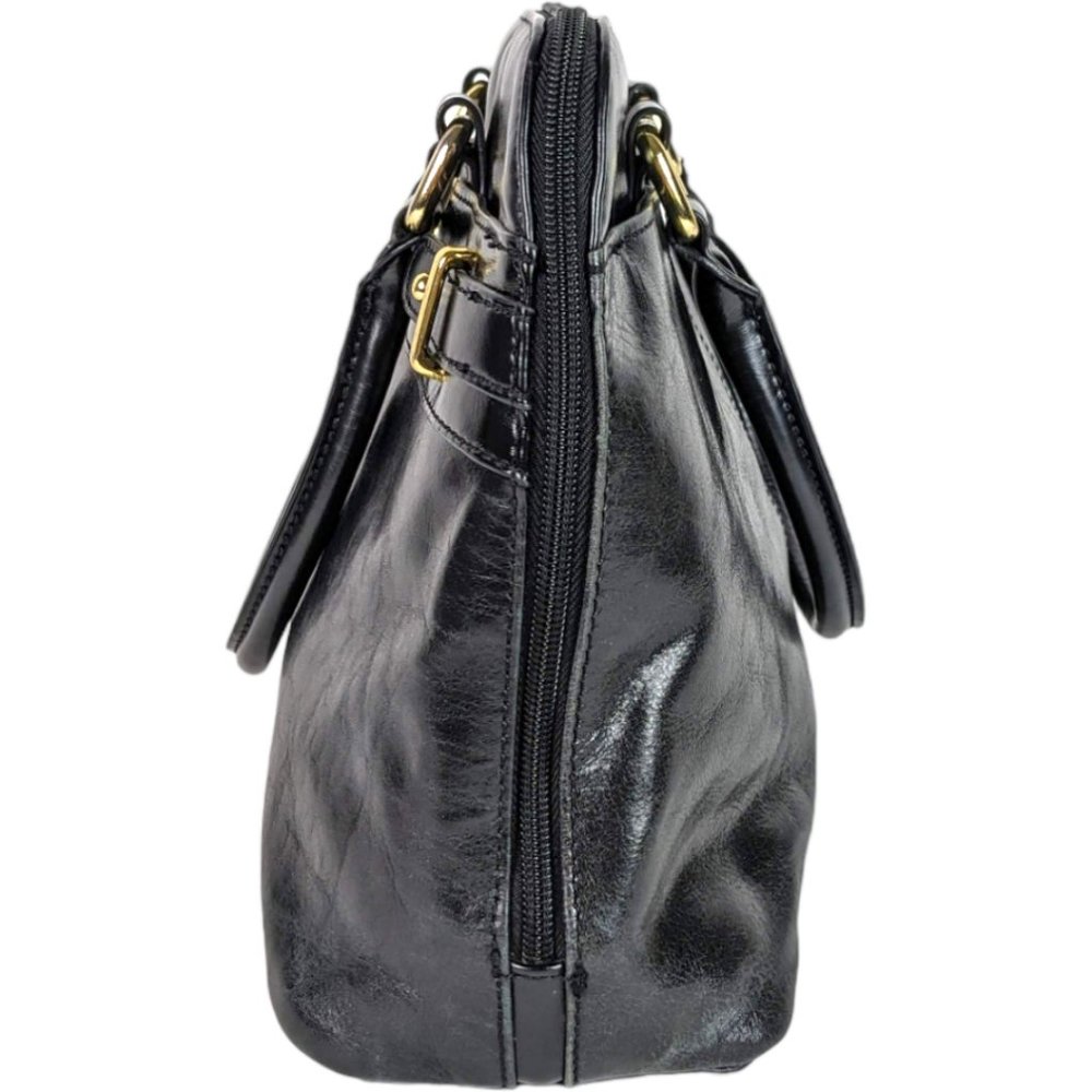Giani Bernini Black Genuine Leather Satchel - Picture 2 of 16